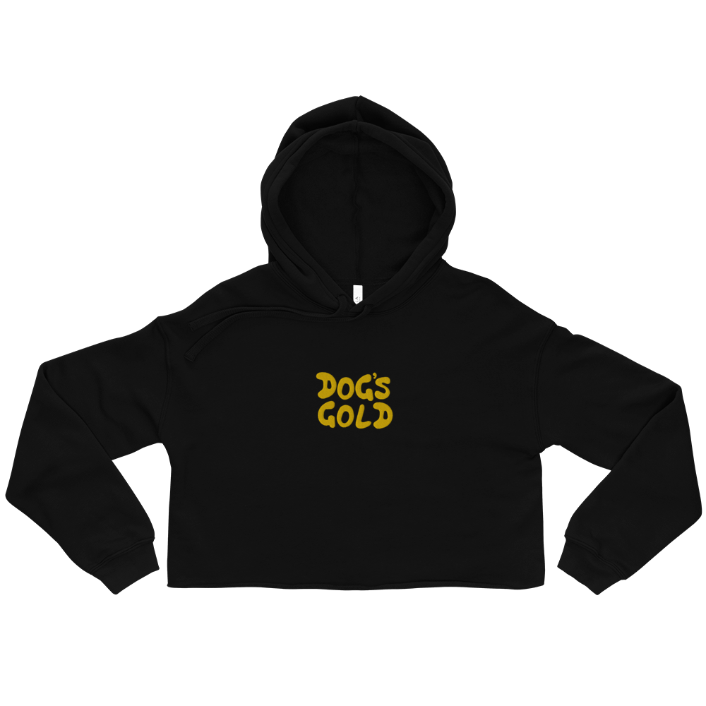 DG Crop Hoodie - Black